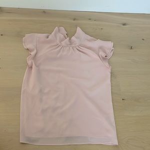 Blush pink blouse